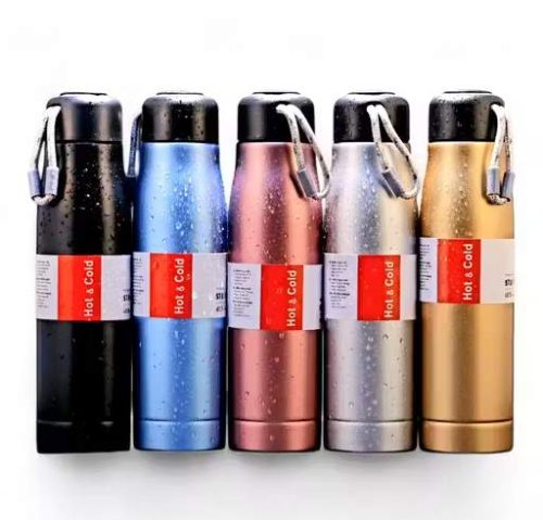 Premium Stainless Steel Water Bottle Hot Cold 8 Hours 500ml Hind Store